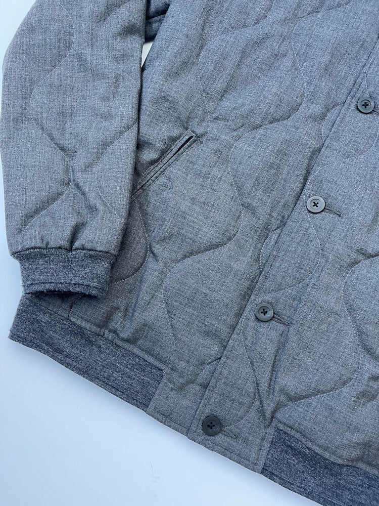 Still by Hand Charcoal wool quilted body liner