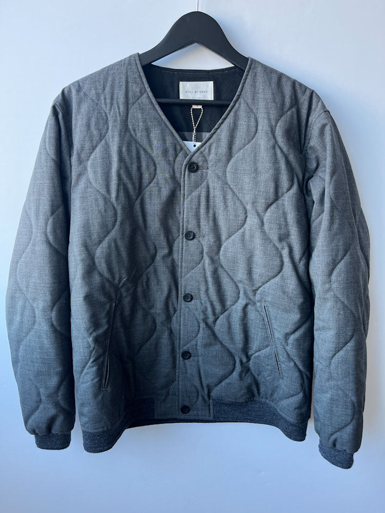 Still by Hand Charcoal wool quilted body liner