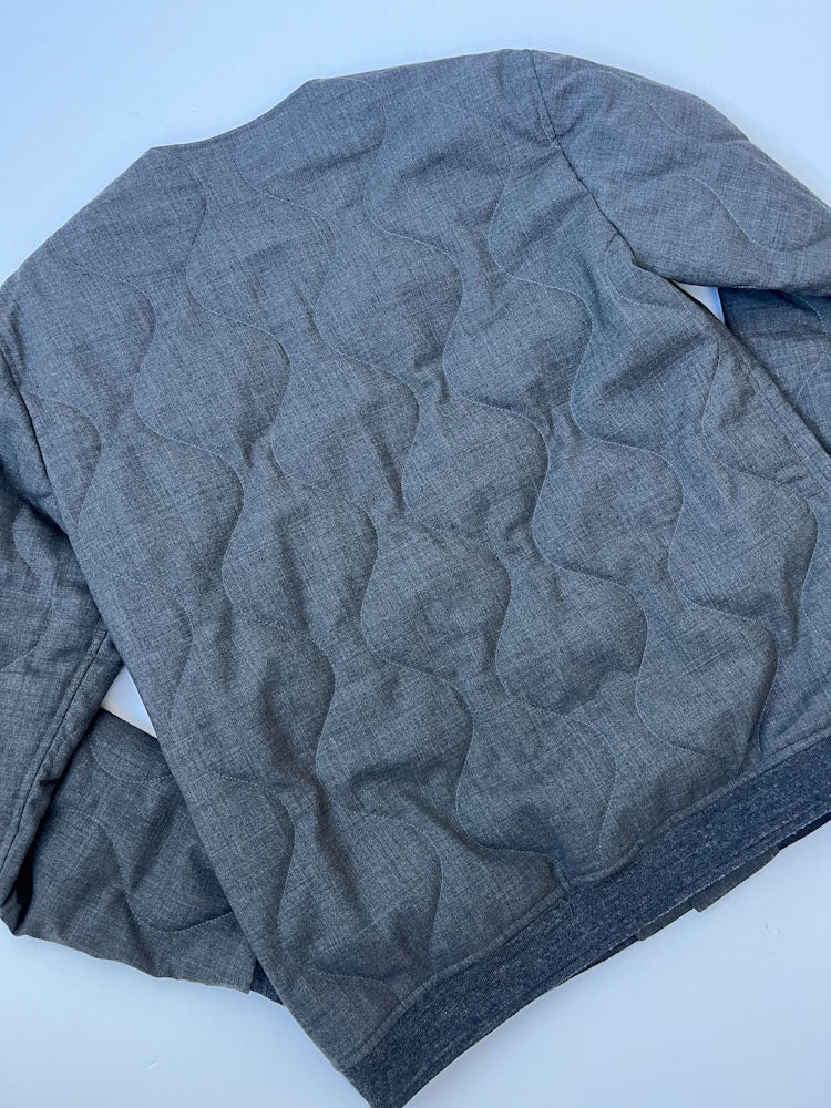 Still by Hand Charcoal wool quilted body liner