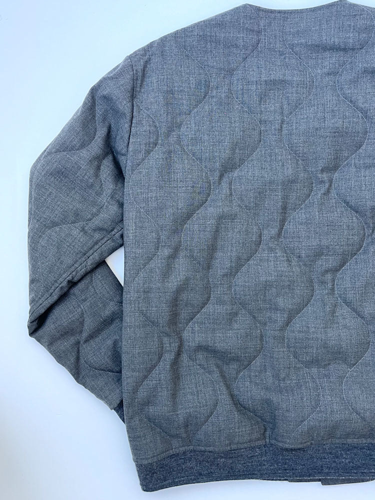 Still by Hand Charcoal wool quilted body liner