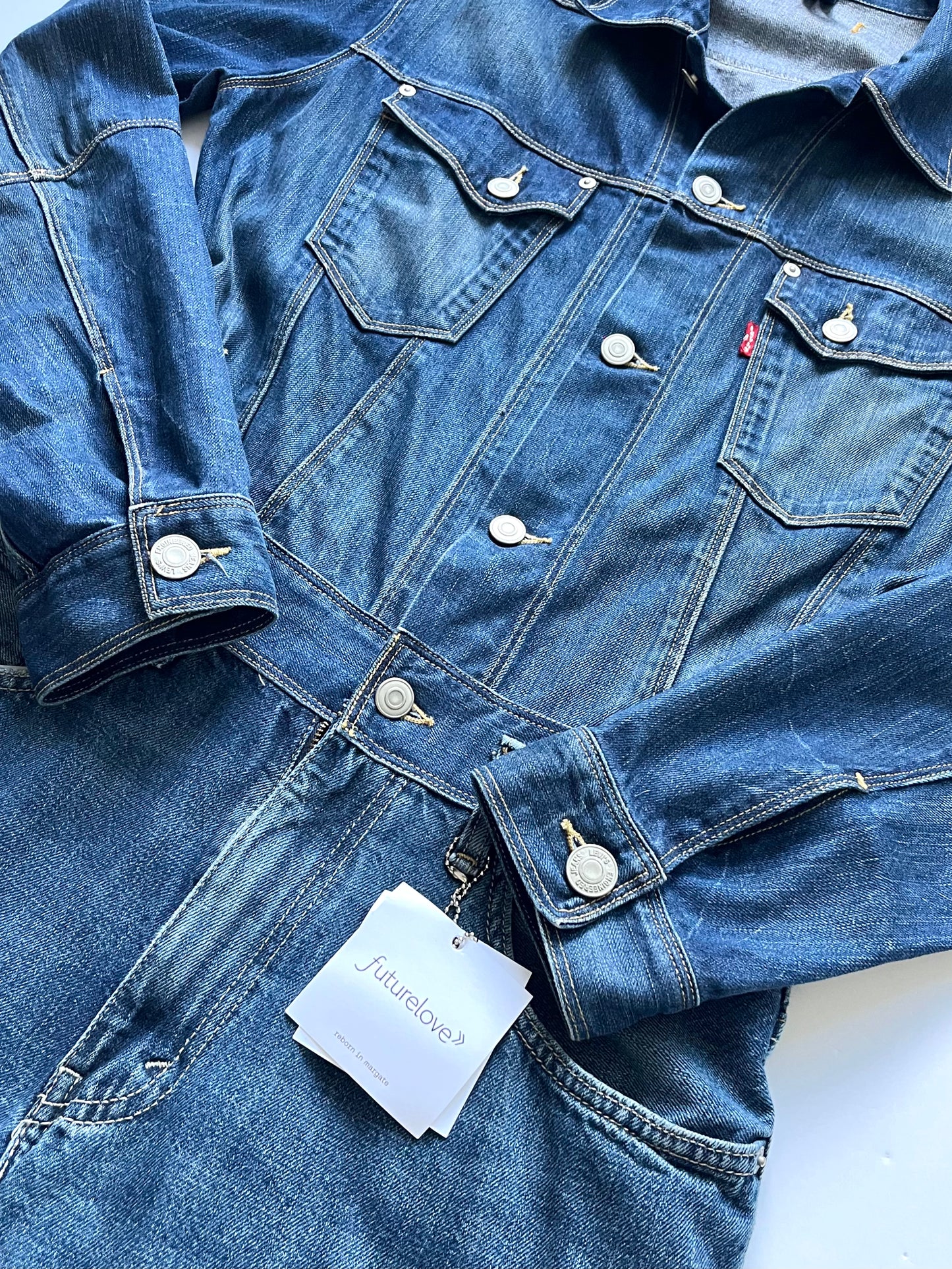 Eva Long Sleeve Denim Jumpsuit