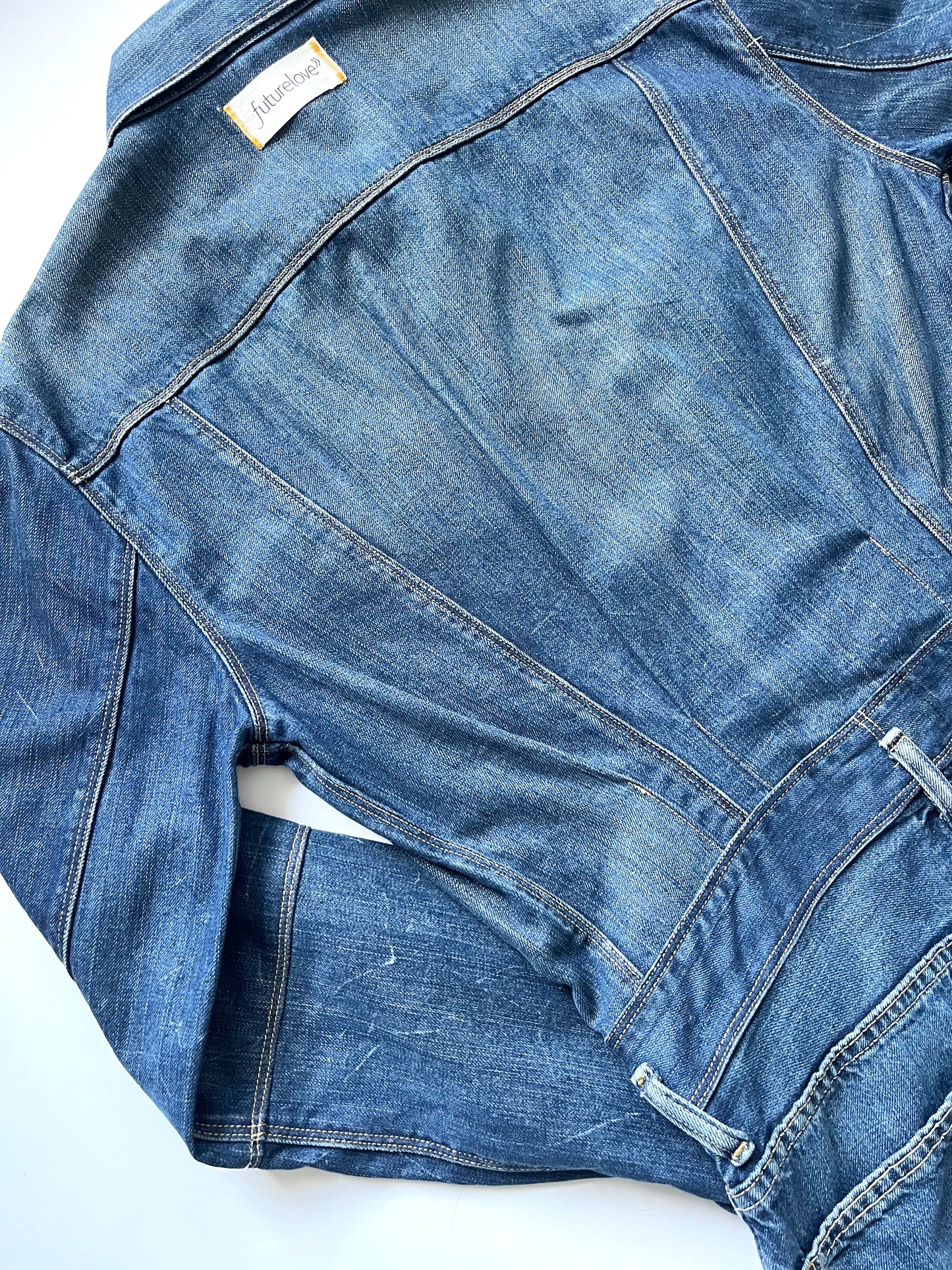 Eva Long Sleeve Denim Jumpsuit