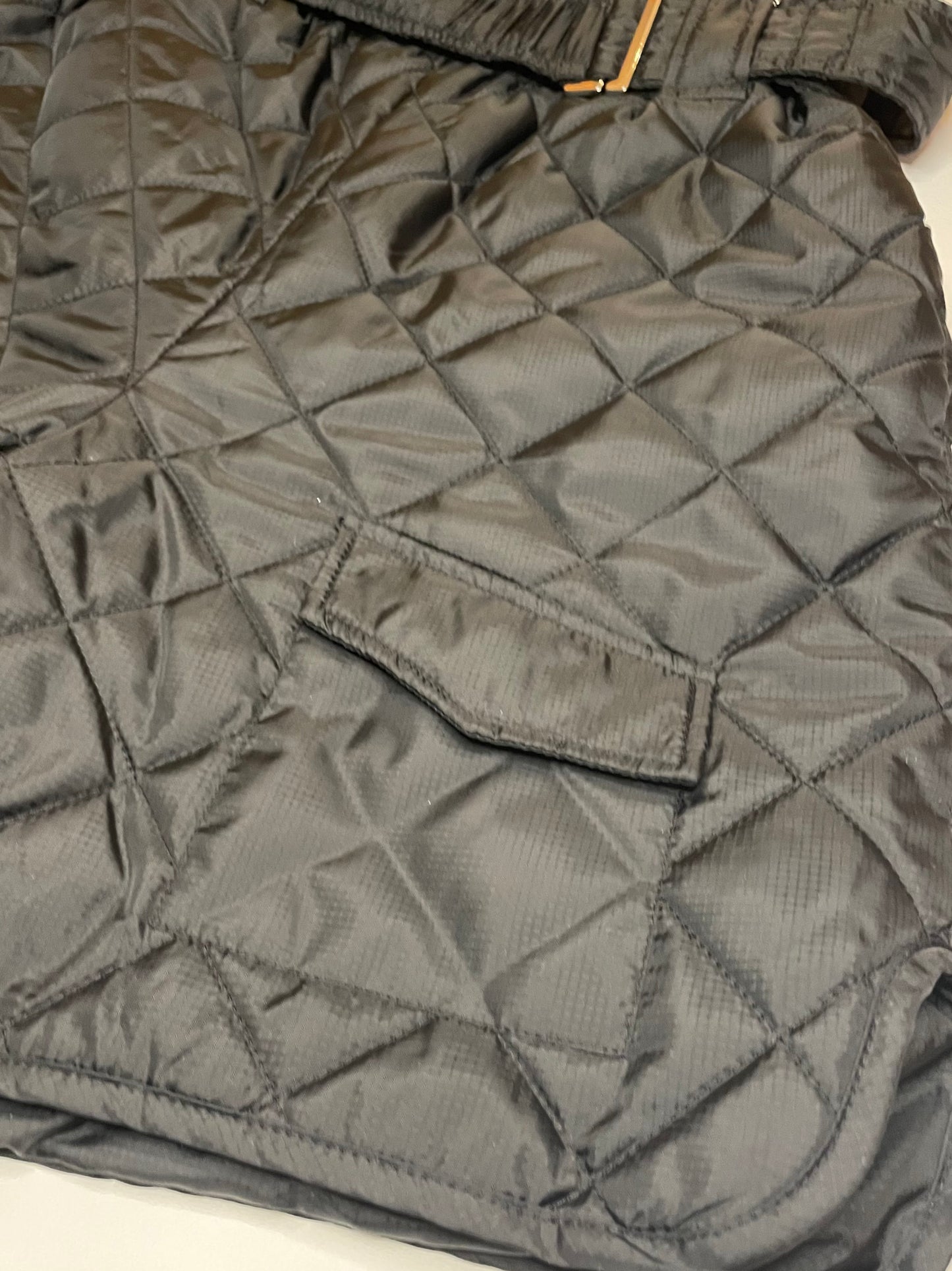 Ganni Black Quilted Shorts