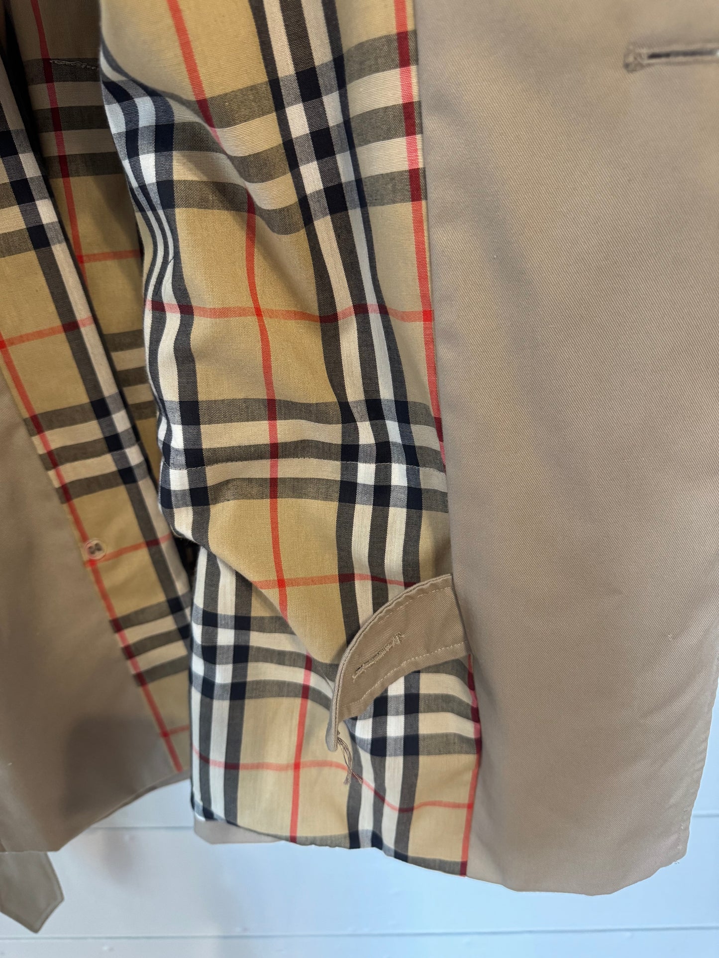 Burberry Vintage Y2K Stone Trench Coat
