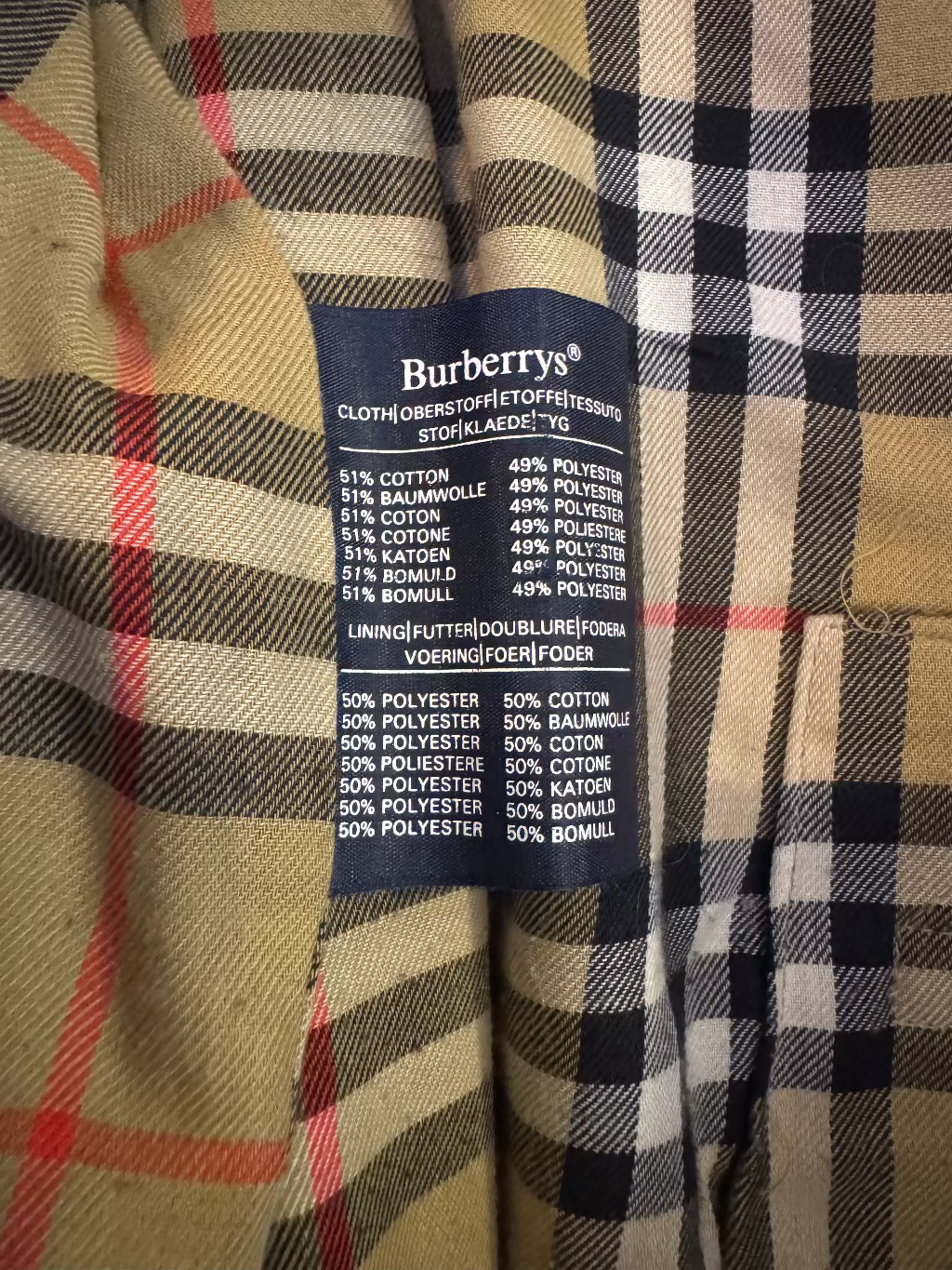 Burberry Y2K 2002 Trench Coat