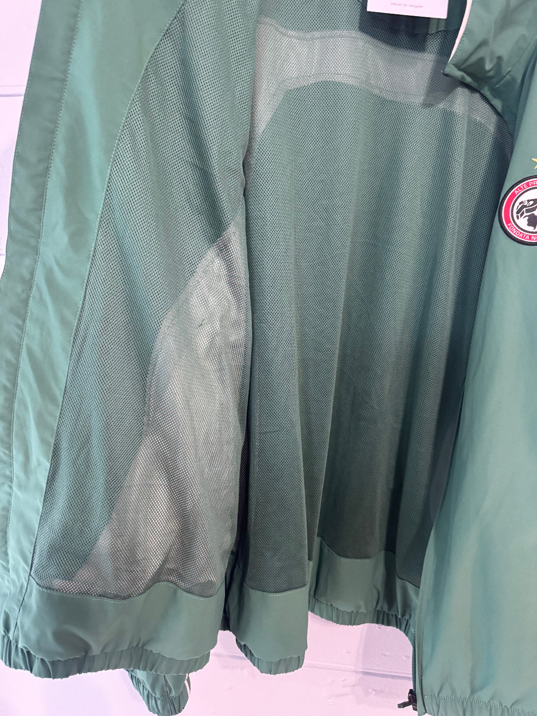 Palace Green/White Panel Pro Team Palco Shell Jacket