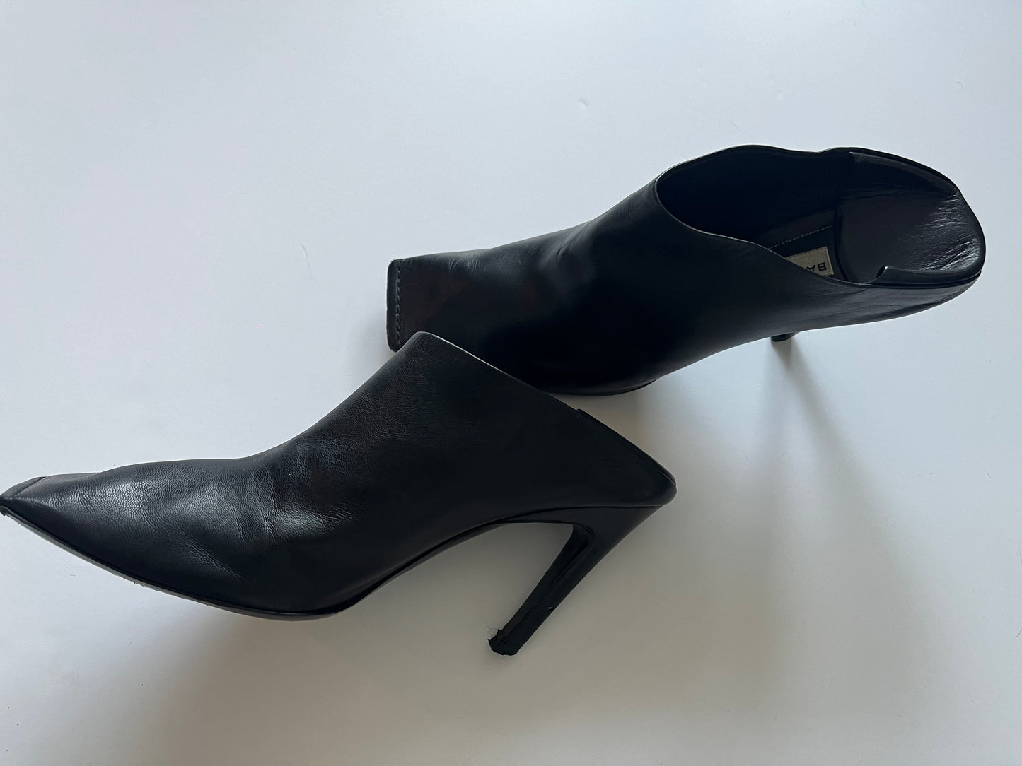 Balenciaga Square Toe Stiletto Mules