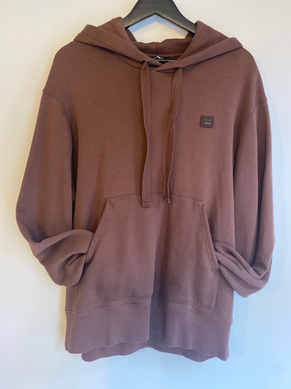 Acne Studios chocolate hoodie.