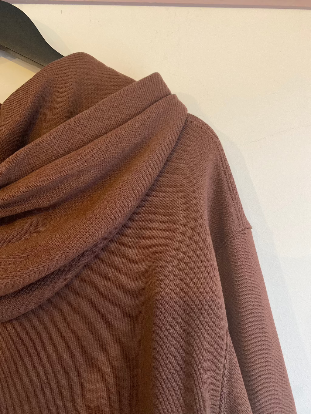 Acne Studios chocolate hoodie.