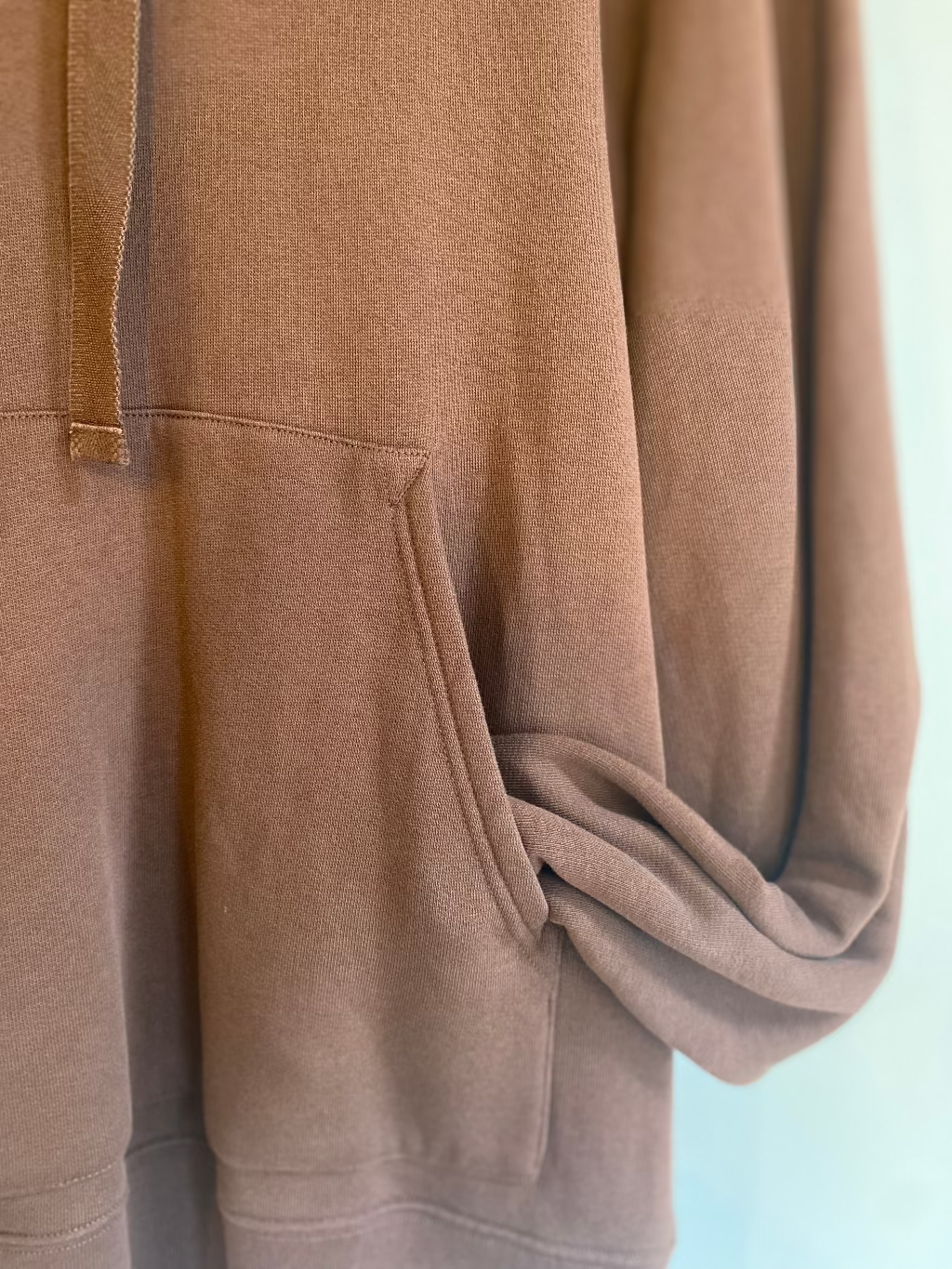 Acne Studios chocolate hoodie.
