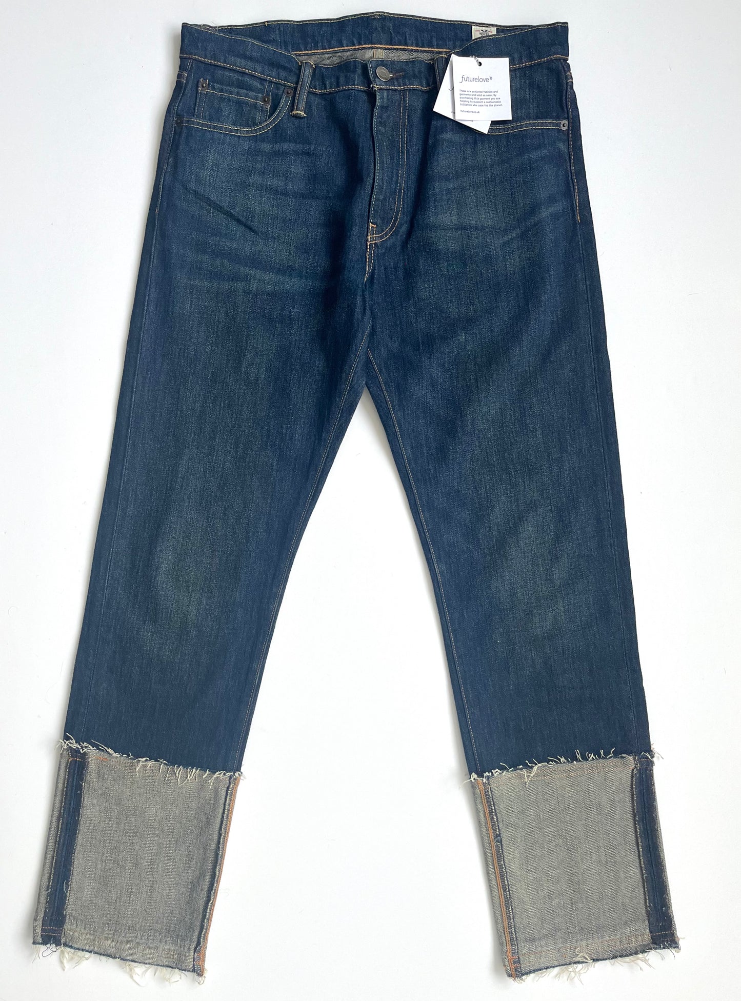 Andrew Reverse Raw Hem Jean