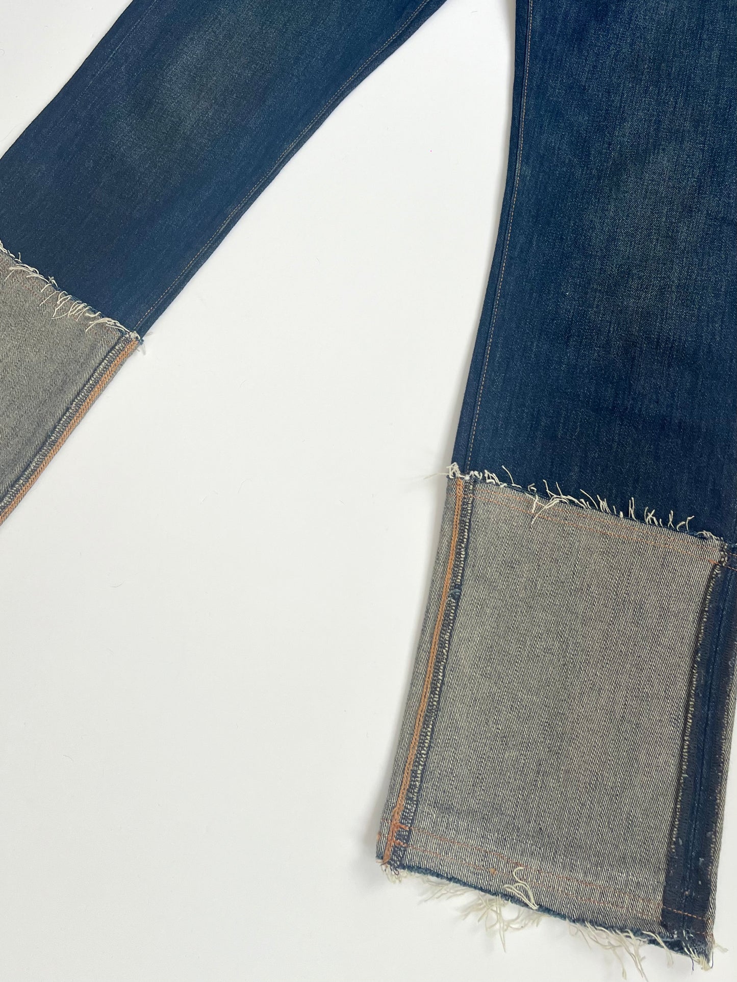 Andrew Reverse Raw Hem Jean