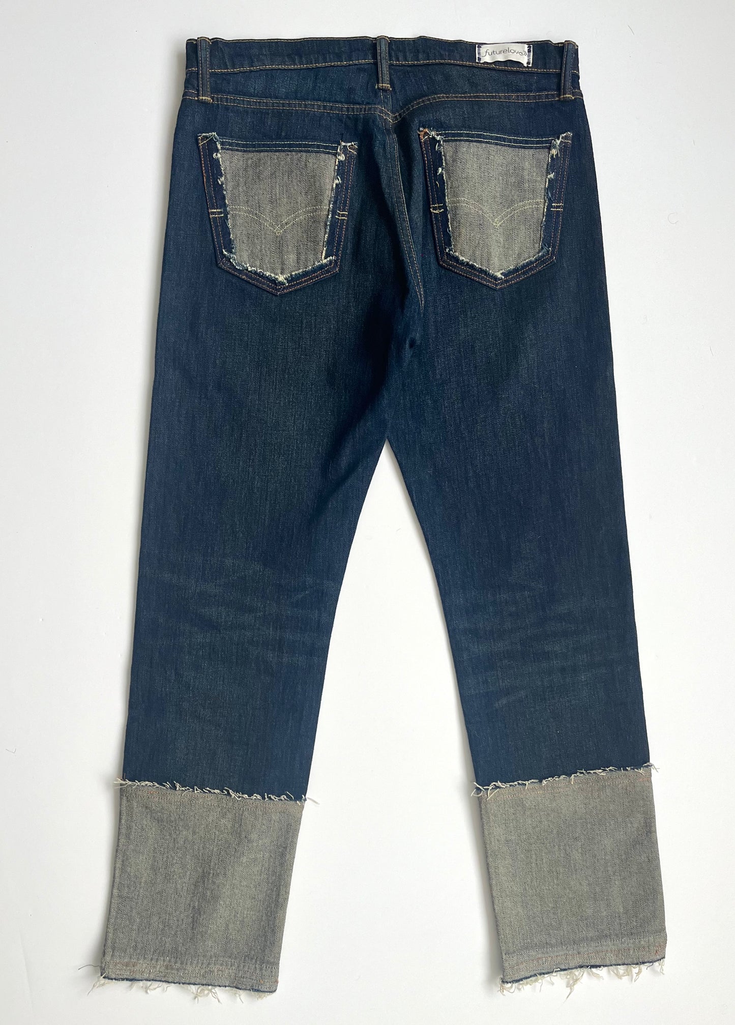 Andrew Reverse Raw Hem Jean