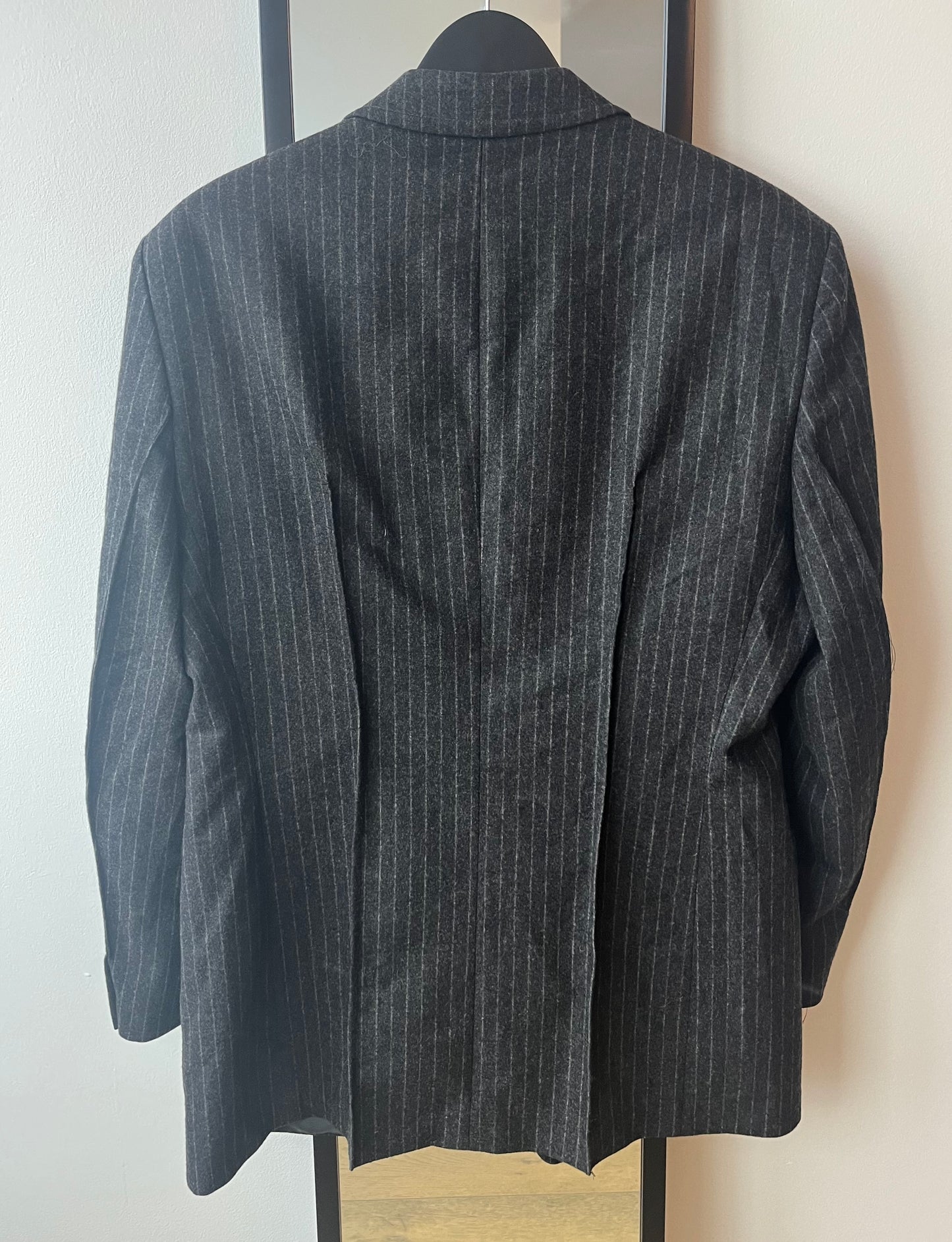 Bret Upcycled YSL Pinstripe Wool Cashmere Jacket