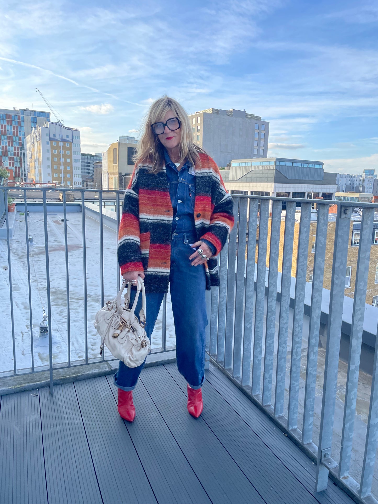 Eva Long Sleeve Denim Jumpsuit