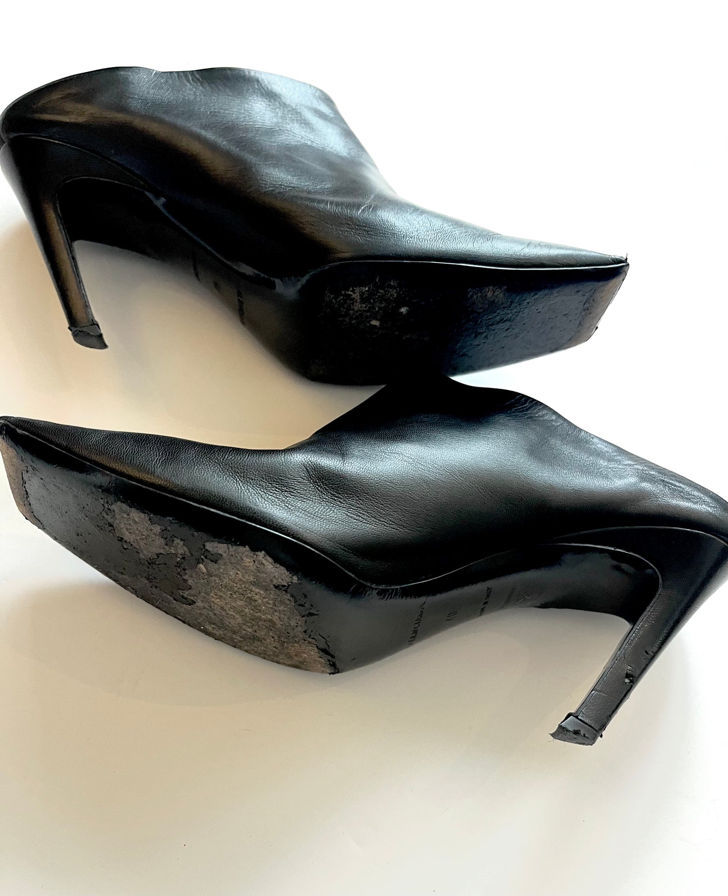 Balenciaga Square Toe Stiletto Mules