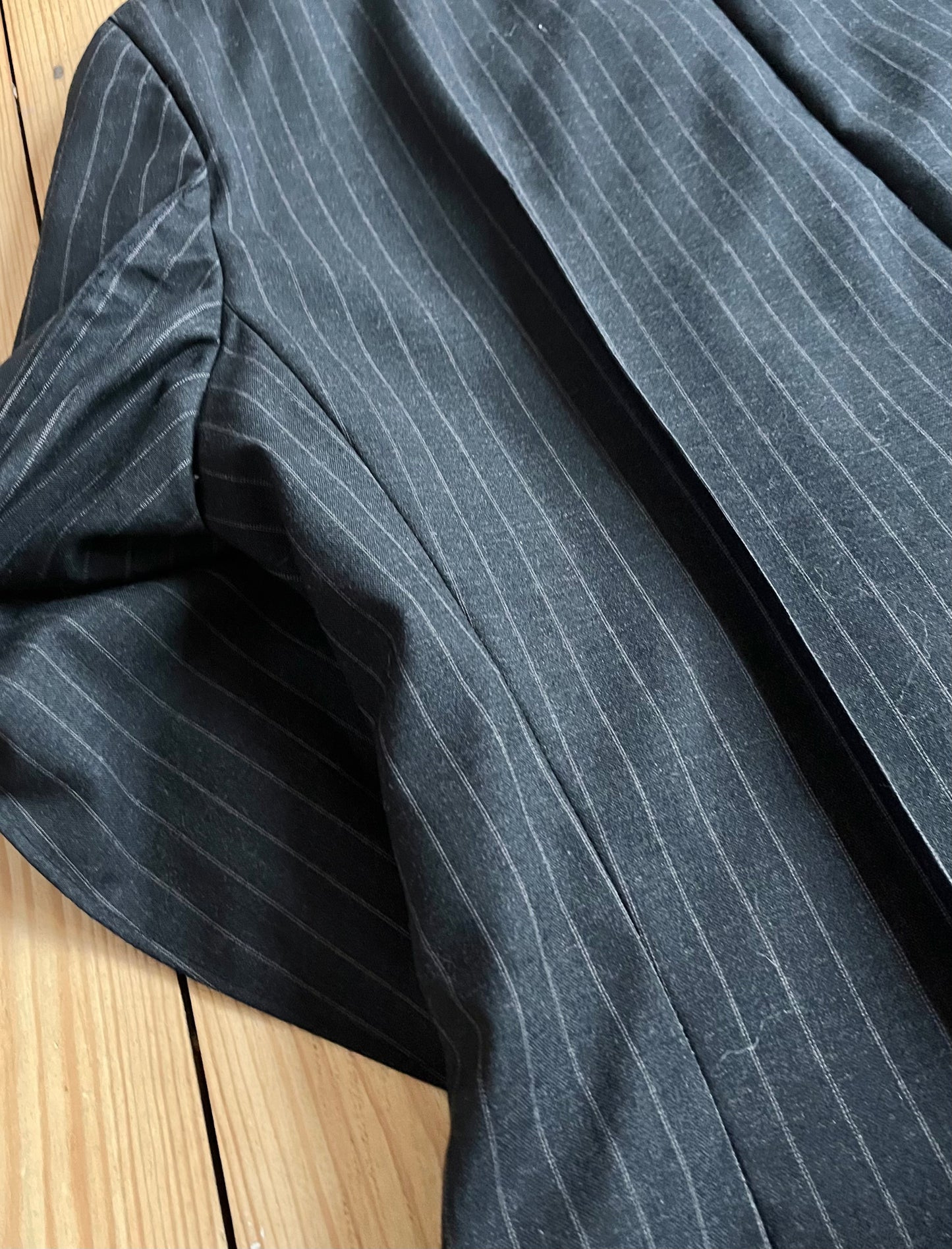 Bret Dark Brown Pinstripe Tailored Jacket