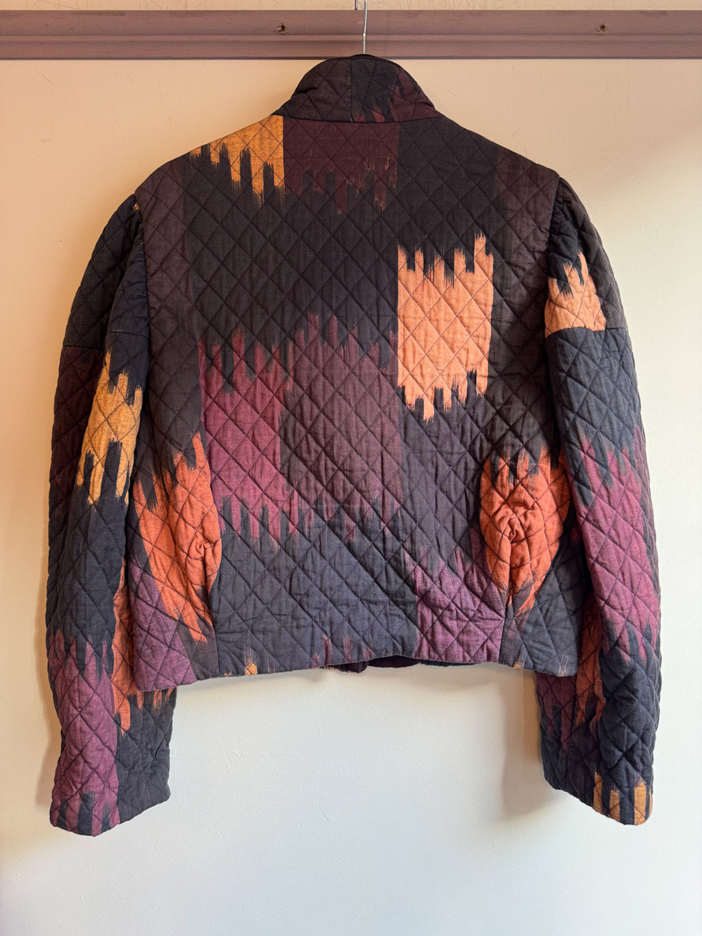 Isabel Marant Qulited Purple Ikat print Jacket