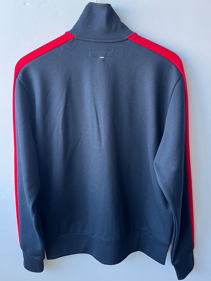 Rag & Bone Navy/Red Track Zip front Jacket