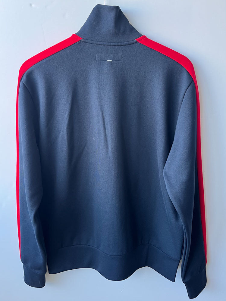 Rag & Bone Navy/Red Track Zip front Jacket