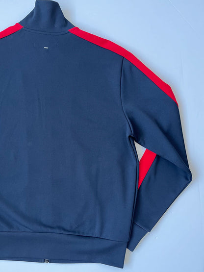 Rag & Bone Navy/Red Track Zip front Jacket