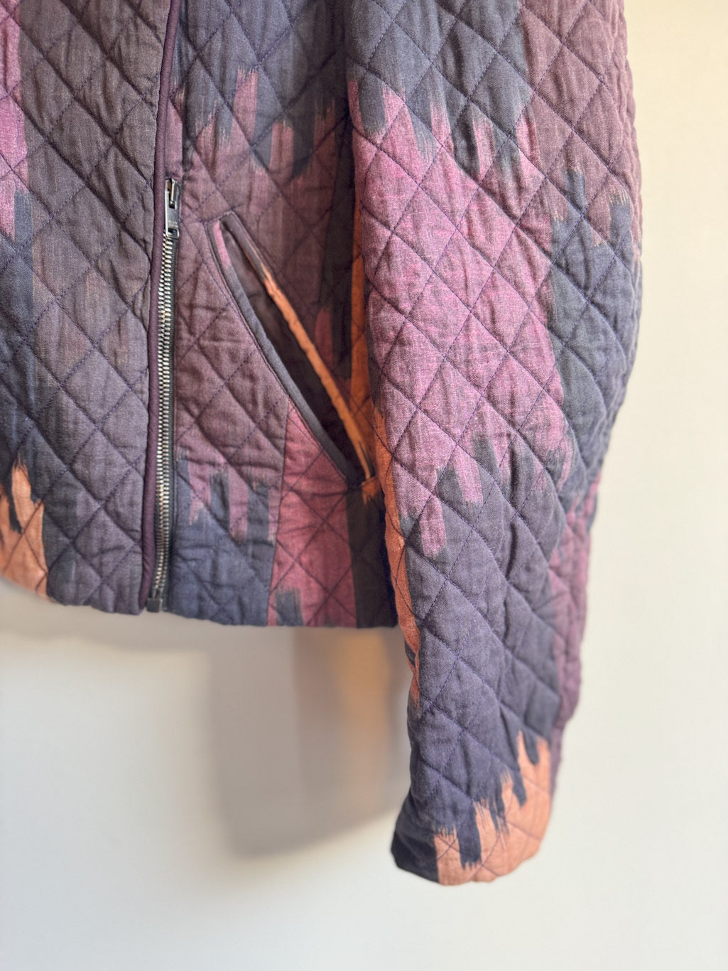 Isabel Marant Qulited Purple Ikat print Jacket