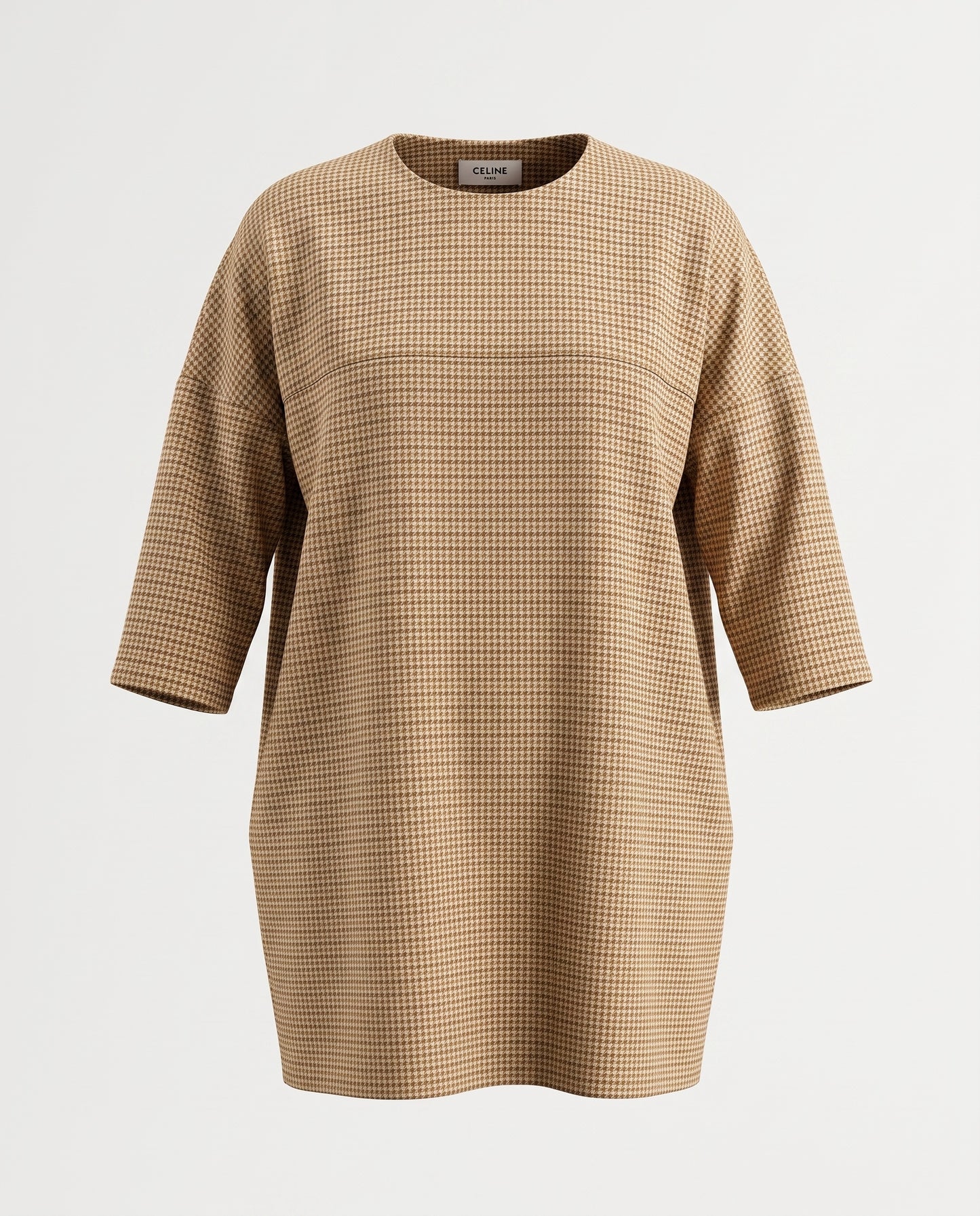 Celine Silk Dogtooth Tunic