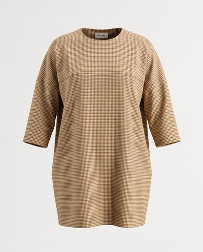 Celine Silk Dogtooth Tunic