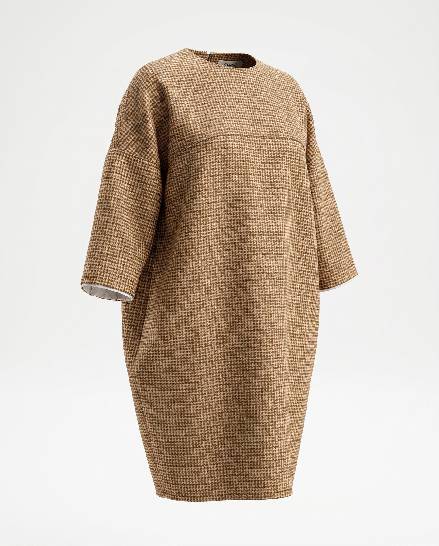 Celine Silk Dogtooth Tunic