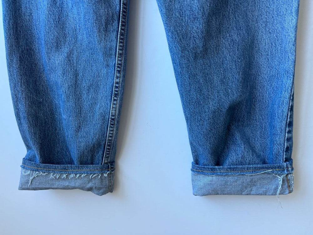 Alex mid wash denim Cargo