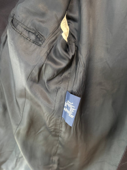 Blaze Burberry Navy Hand Stitched Upcycled Burberry Blazer