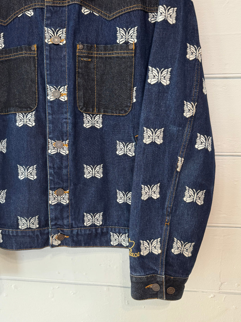 Palace x Needles Blue Denim Jacket