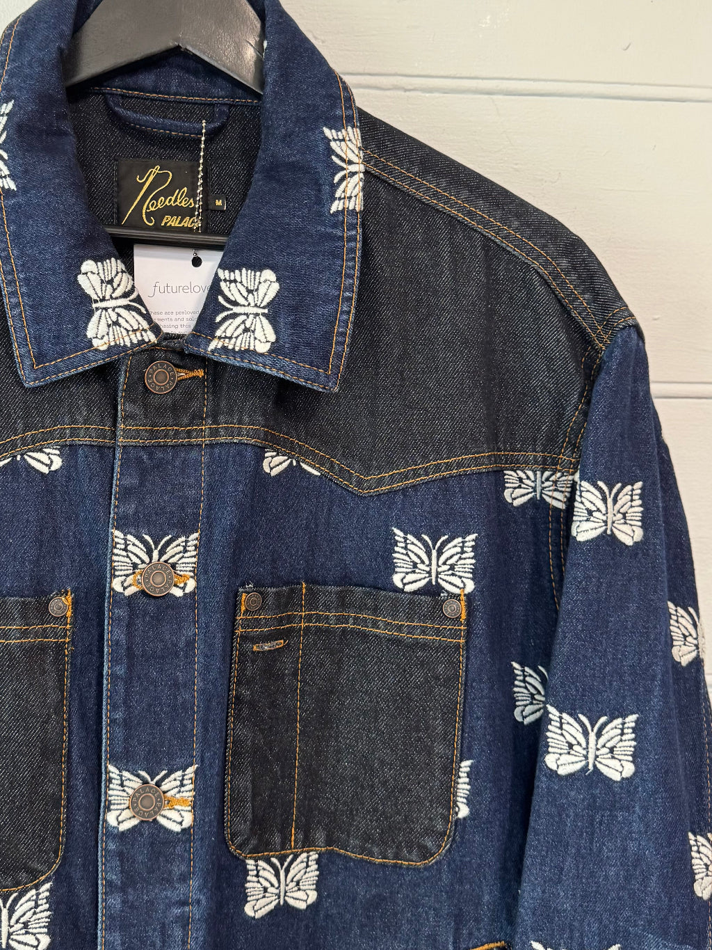 Palace x Needles Blue Denim Jacket