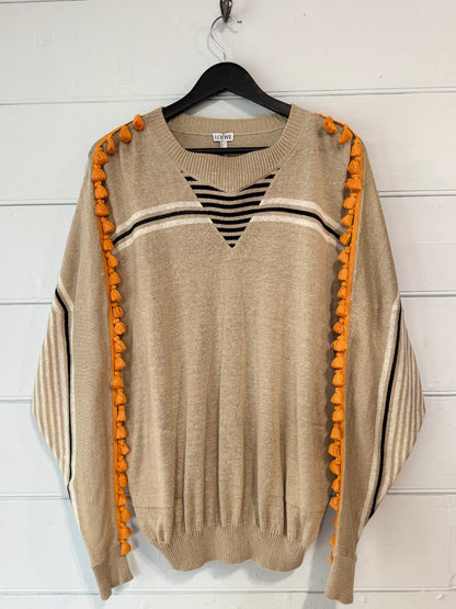Loewe Orange Tassel Jumper