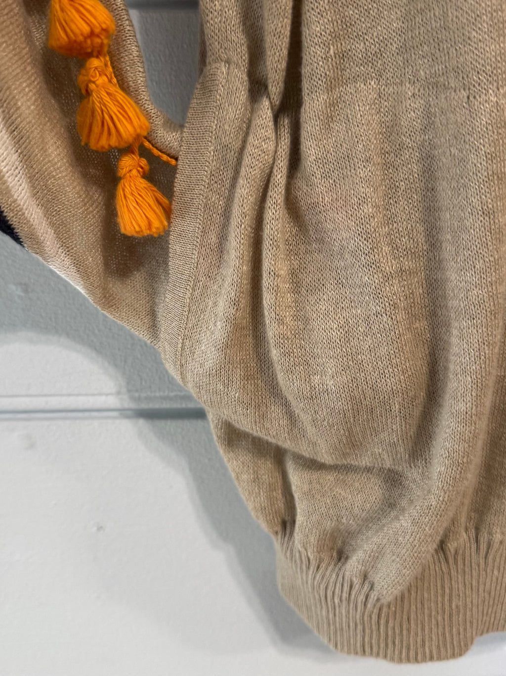 Loewe Orange Tassel Jumper