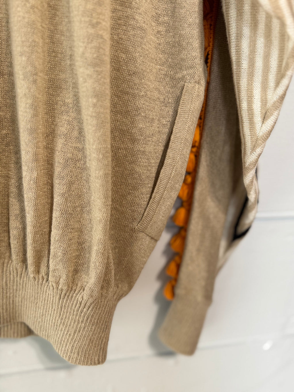 Loewe Orange Tassel Jumper