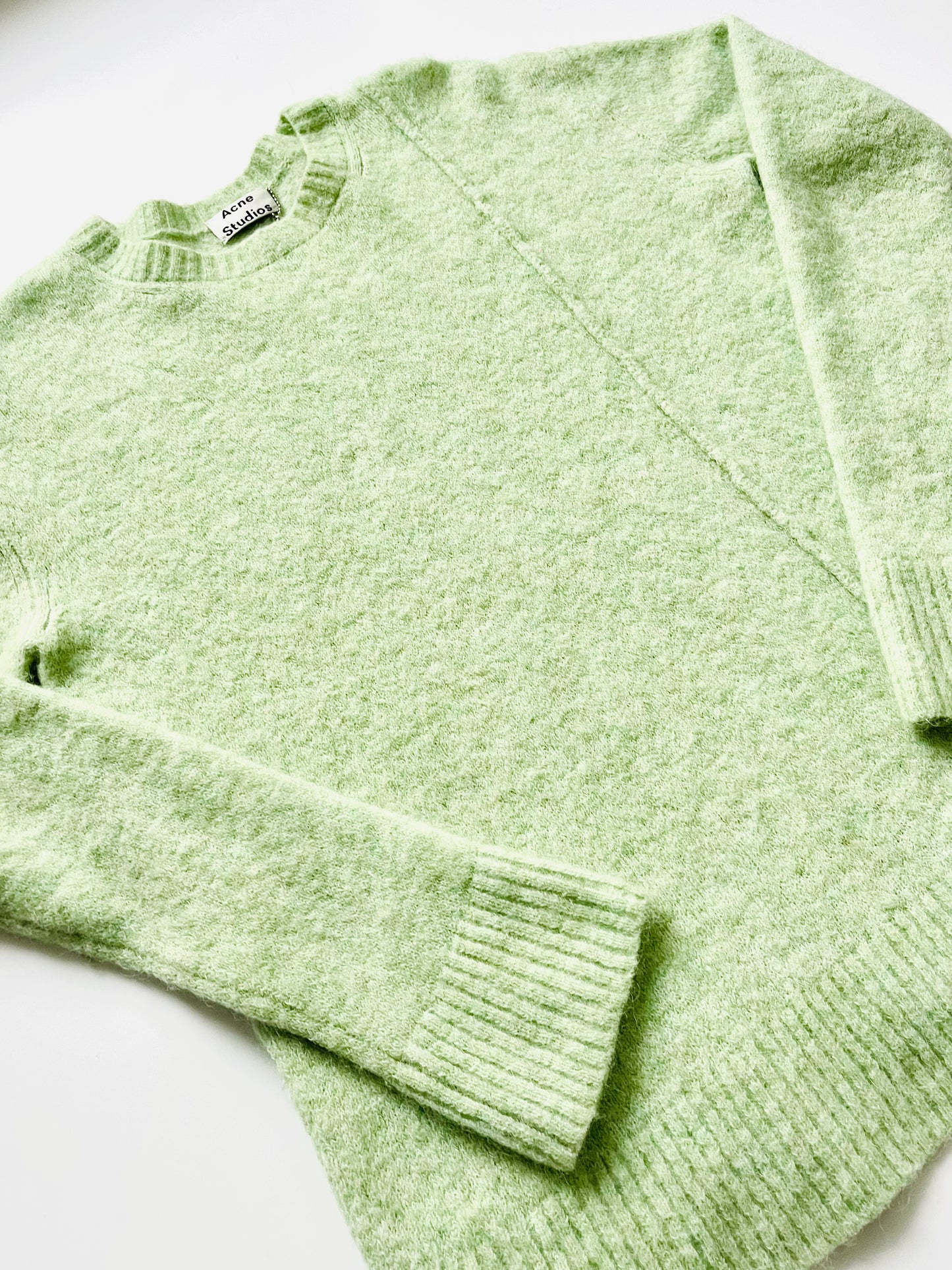 Acne Studios Mint Alpaca Mix Crew Neck Jumper