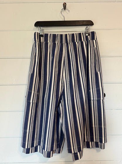 Wales Bonner Stripe Shorts with Crochet Tie Belt