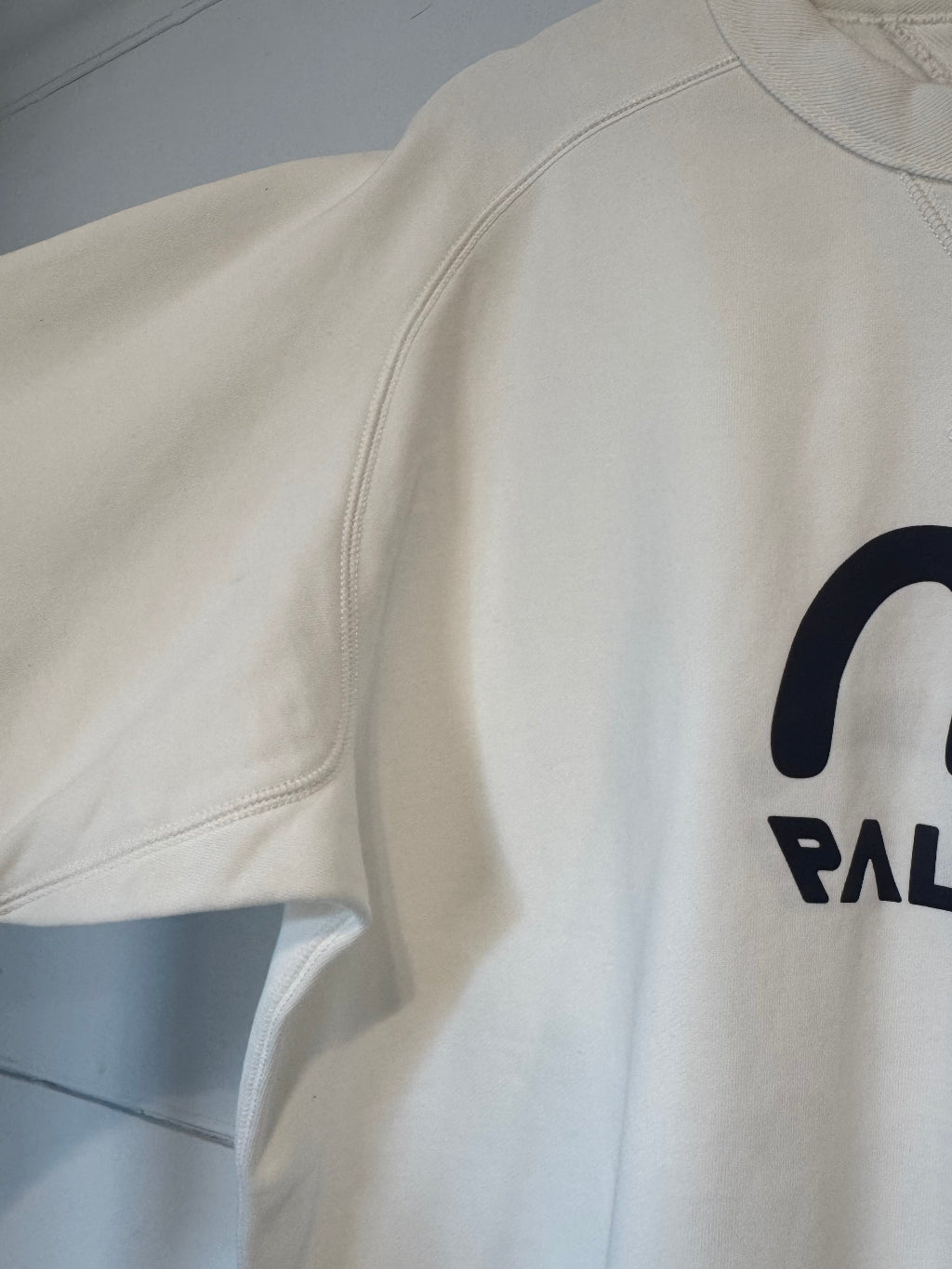 Palace X Evisu Ecru/Navy sweatshirt