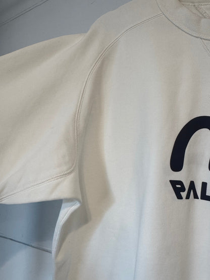 Palace X Evisu Ecru/Navy sweatshirt