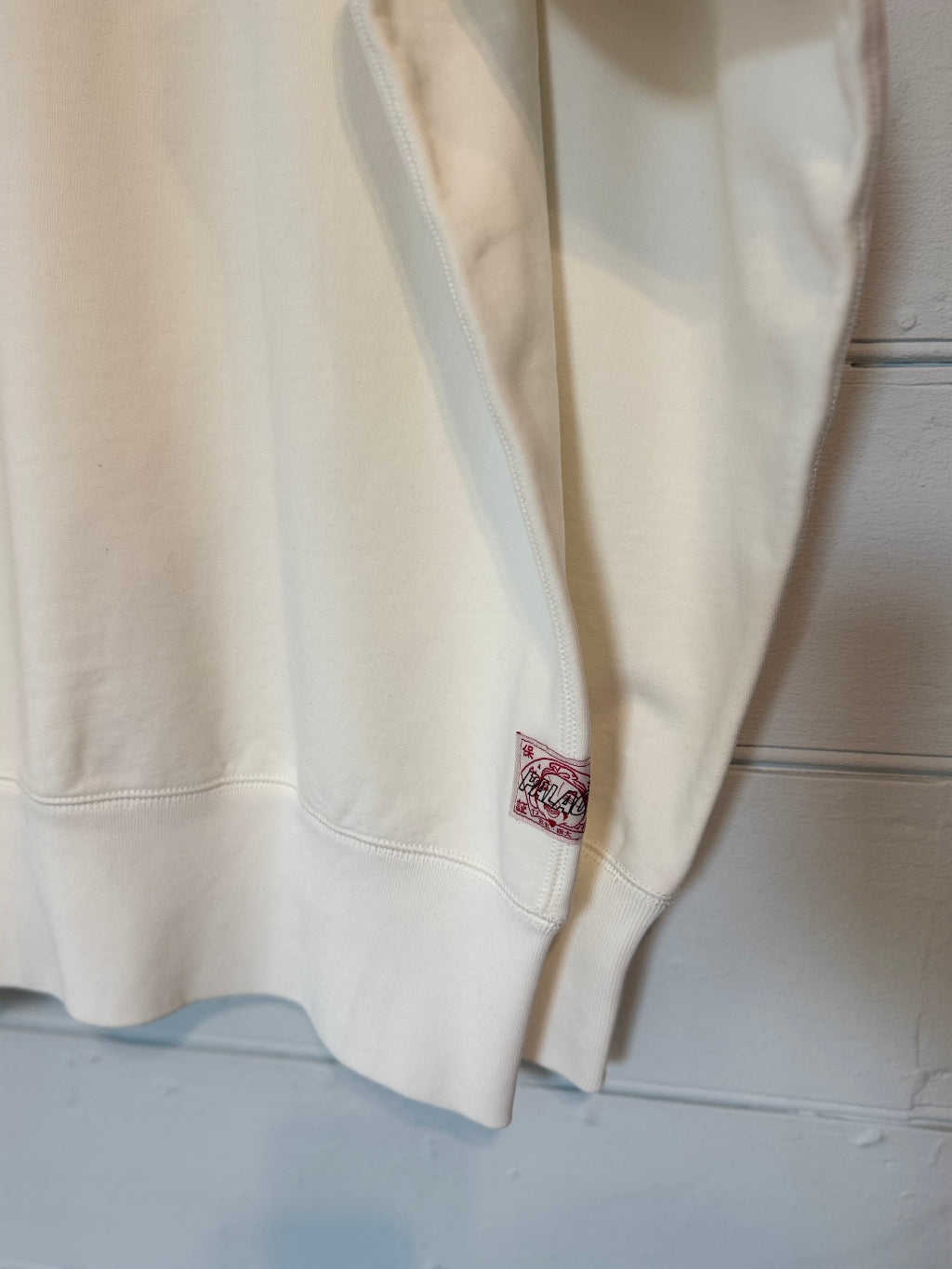 Palace X Evisu Ecru/Navy sweatshirt
