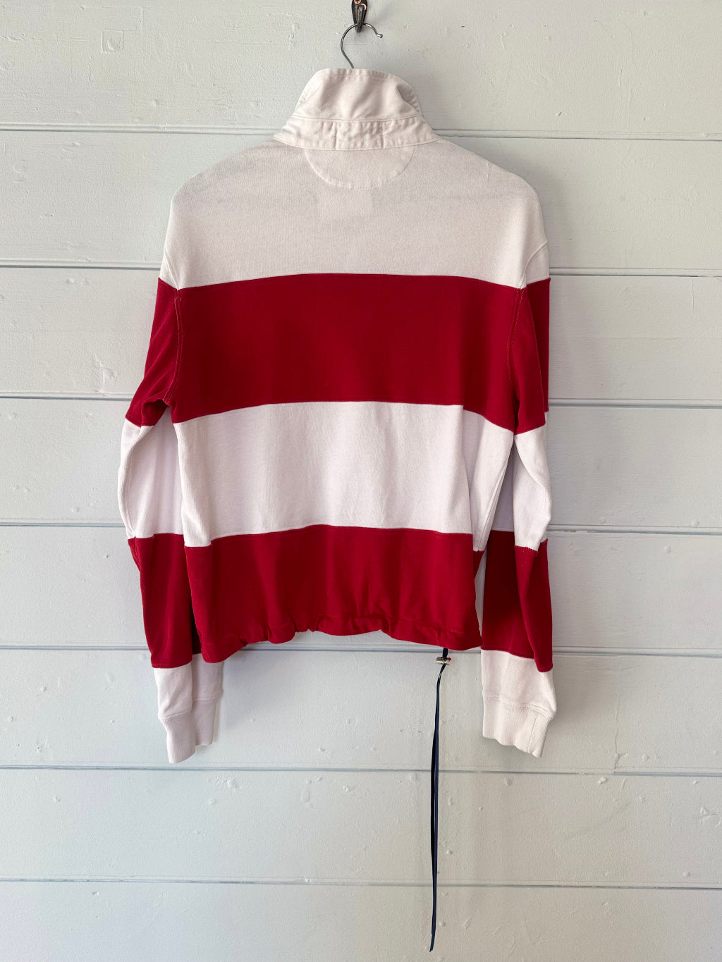 Earl Upcycled Ralph Lauren Red/White Rugby Shirt