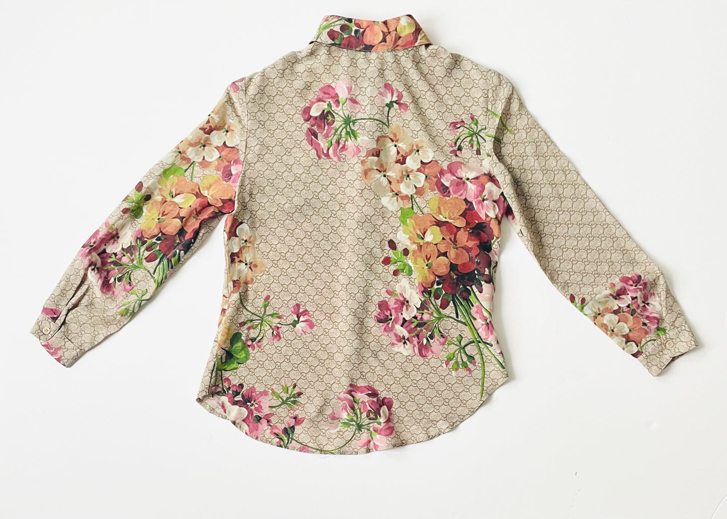 Gucci Silk Floral Printed Shirt