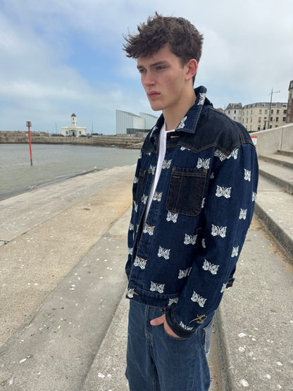 Palace x Needles Blue Denim Jacket