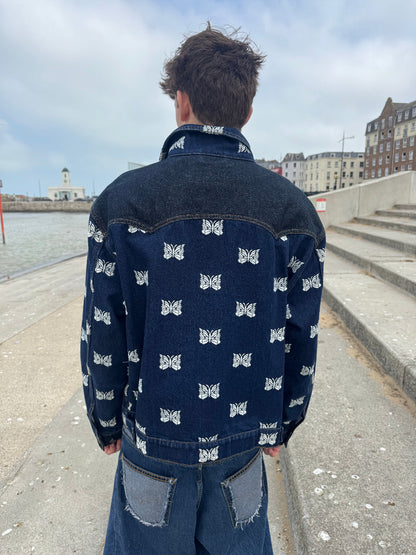 Palace x Needles Blue Denim Jacket