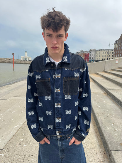Palace x Needles Blue Denim Jacket