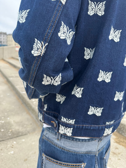 Palace x Needles Blue Denim Jacket