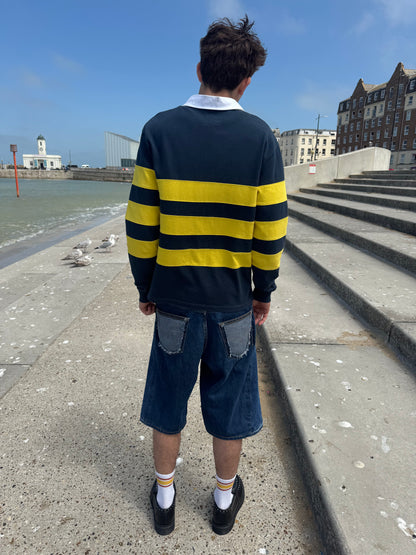 Amie Leon Dore rugby navy/ yellow