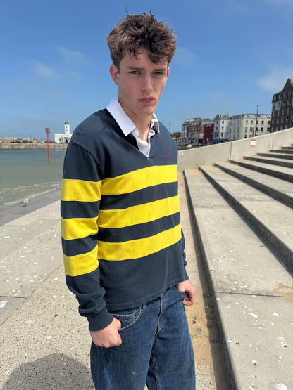 Amie Leon Dore rugby navy/ yellow