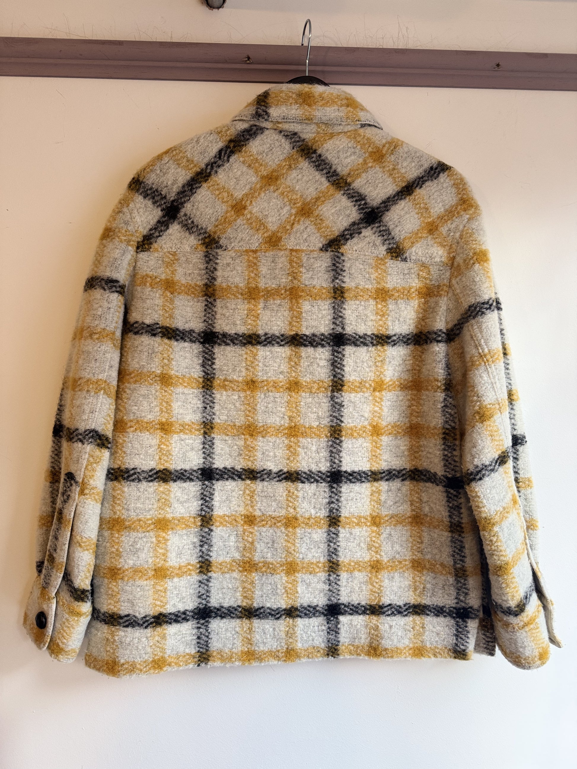 Isabel Marant Etoile Cream/yellow/black check shacket – Futurelove Ltd Isabel Marant Etoile Cream/yellow/black check shacket – Futurelove Ltd
